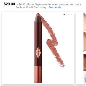 Charlotte Tilbury Color Chameleon in Garnet - swatched once